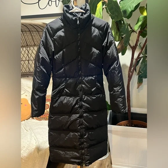 Moncler Black Long Puffer Coat - Picture 12 of 15